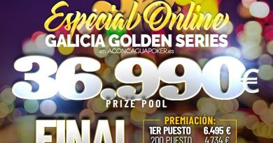 El Galicia Golden Series Especial Online termina con un pacto a 4 entre: “PityM10”, “ChinoJuan”, “hispano1969” y “Mazacao33”